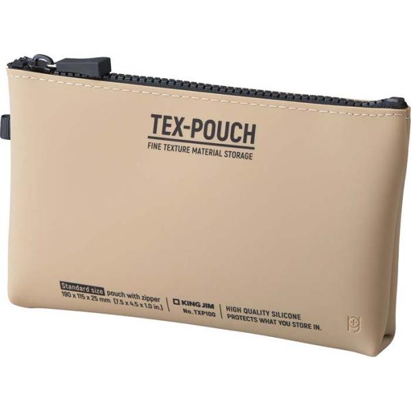 キングジム KINGJIM TEX−POUCH ベージュ TXP100ヘ-