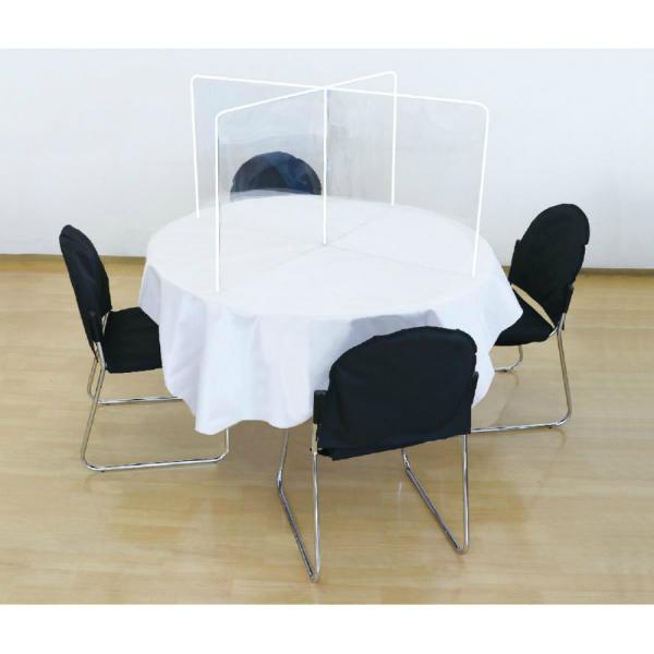 アーテック 飛沫防止十字型卓上パーテーション 正方形タイプ #51228 オフィス用品 パーテーショ...