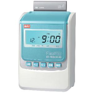 マックス MAX タイムレコーダー ER-110SUW/USB 電波時計付