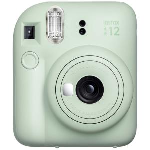 【欠品中:納期未定 入荷次第発送】FUJIFILM＜富士フイルム＞ チェキカメラ instax mini12 ミントグリーン INSTAX mini12 GREEN インスタントカメラ｜econvecoco