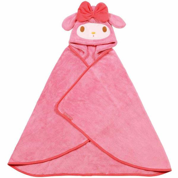 スケーター Skater 吸水速乾フード付きバスポンチョ マイメロディ BPO1 ポンチョ タオル ...