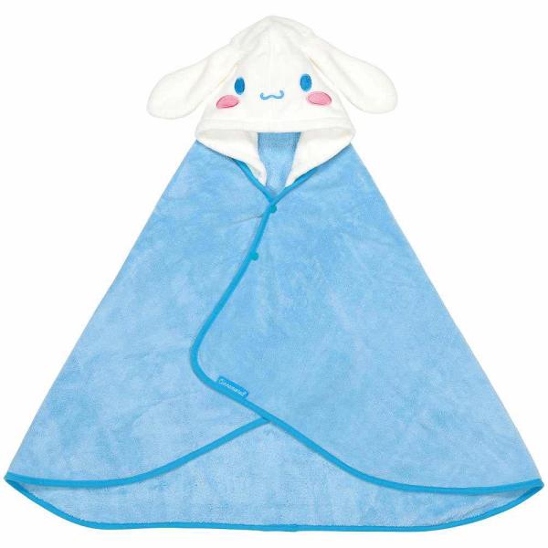 スケーター Skater 吸水速乾フード付きバスポンチョ シナモロール BPO1 ポンチョ タオル ...