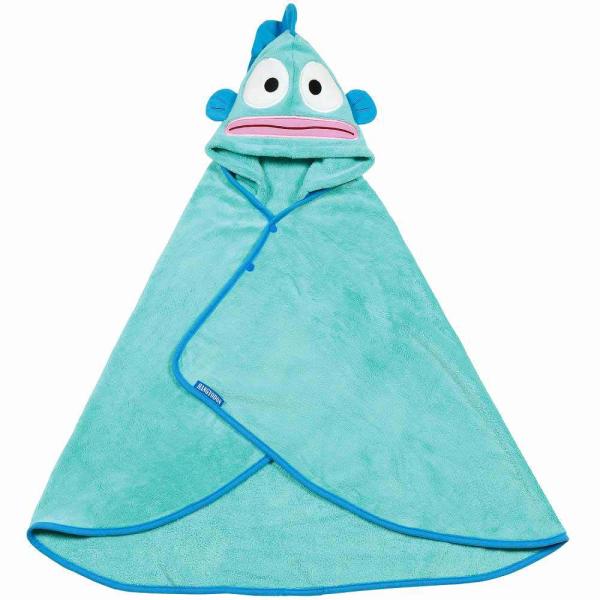 スケーター Skater 吸水速乾フード付きバスポンチョ はんぎょどん BPO1 ポンチョ タオル ...