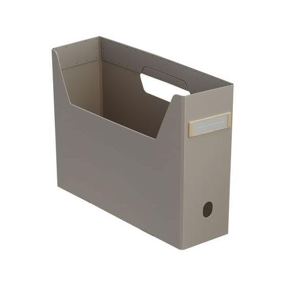 LIHIT LAB.＜リヒトラブ＞ Roomy ボックスファイル ＜ハイタイプ＞ A4 グレー F2...