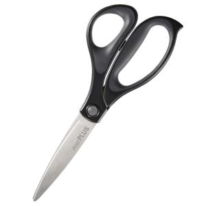 プラス PLUS ハサミ フィットカットカーブ 大型タイプ スタンダード ブラック 35236｜econvecoco