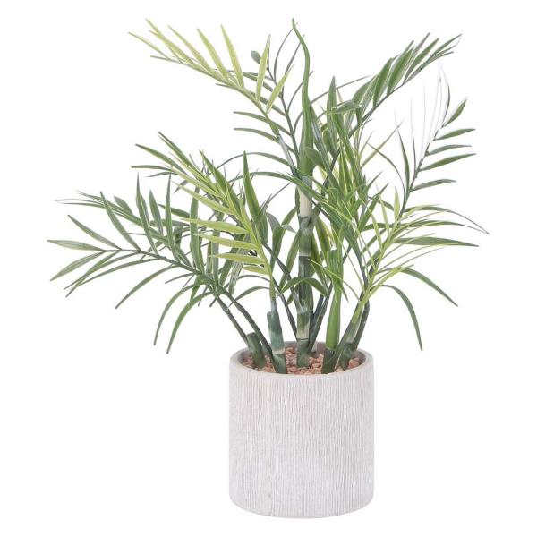 不二貿易 フェイクグリーン テーブルヤシ ペーパーポット グリーン 41130