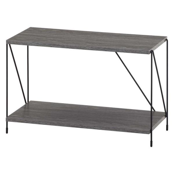 不二貿易 EZBO ワイヤーラック 2段 60幅 グレー 77549