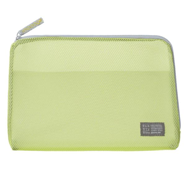 キングジム＜KING JIM＞ FLATTY(フラッティ) SHEER シアー メッシュポーチ Lサ...