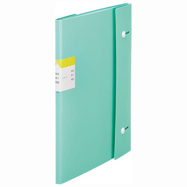 キングジム＜KING JIM＞ クリアーファイル カキコ ジャバラタイプ A4 16ポケット ミント...