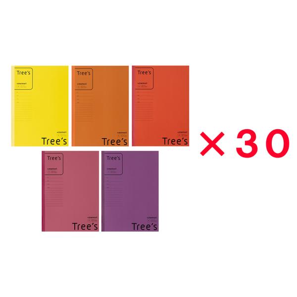 日本ノート nipponnote パックノート Tree's B5 プラスメモリ 20枚 5冊束 A...
