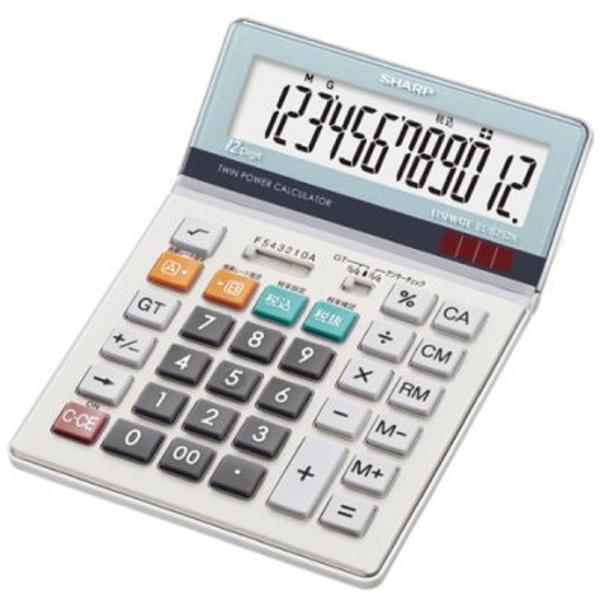 【欠品中：12月上旬入荷予定】シャープ SHARP 実務電卓 セミデスクトップタイプ EL-S752...