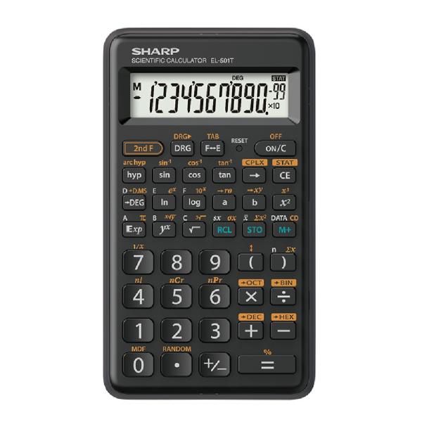 シャープ SHARP 関数電卓 ピタゴラス エントリーモデル EL-501T-X 10桁＋2桁 計算...