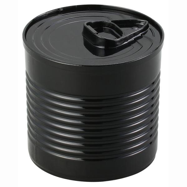 アーテック ソリア ミニカン ブラック #55474 缶 植木鉢 プランター 室内栽培 観葉植物 寄...