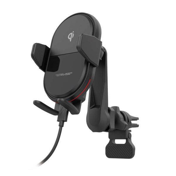 カシムラ kashimura Qi充電 自動開閉ホルダー 手帳対応 キャパシタ付 ロングアーム エア...