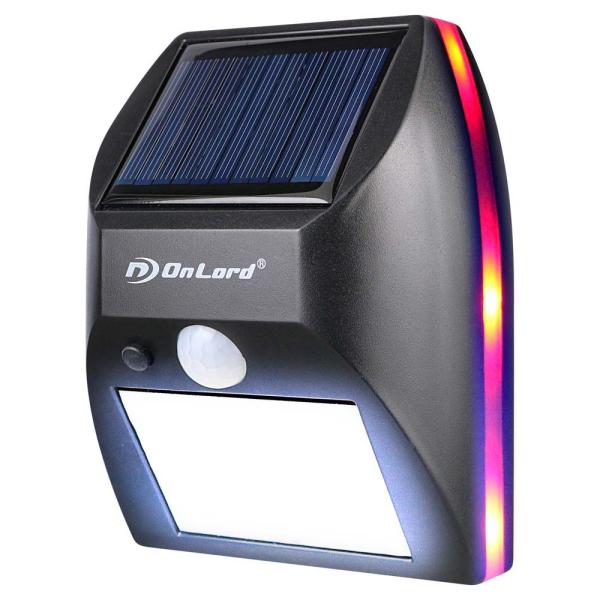 オンスクエア ソーラー充電式 センサーフラッシュライト OL-306B