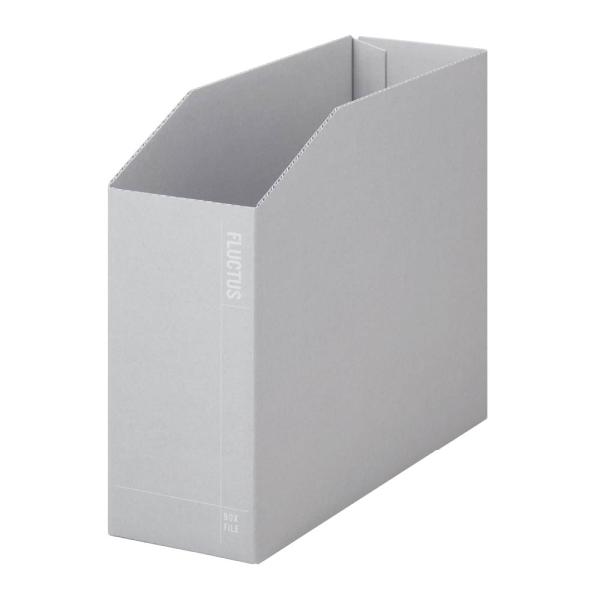 キングジム KINGJIM ボックスファイル 2冊入り フラクタス グレー A4ヨコ型 4833-2...