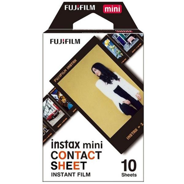 【欠品中:納期未定 入荷次第発送】FUJIFILM 富士フィルム チェキ用miniフィルム コンタク...