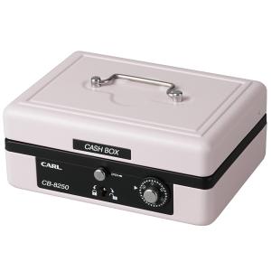 カール事務器 手提げ金庫 キャッシュボックス そとレジ A6 ピンク CB-8250-P 簡易レジ 持ち歩き 貴重品 セキュリティ イベント｜econvecoco