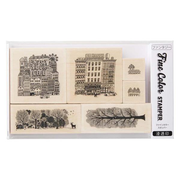 シャチハタ Shachihata ファインカラー スタンパーセット ファンタジー TTM-FH/S3