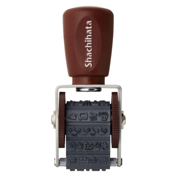 シャチハタ Shachihata 回転デコレーションスタンプ mini お家 NDR-15A5
