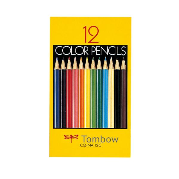 トンボ鉛筆 色鉛筆 紙箱 12色 ＮＡ CQ-NA12C