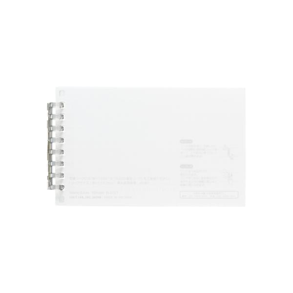 リヒトラブ オープンリングノート メモLサイズ クリヤー N-2721-1