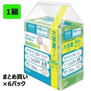日本製紙クレシア スコッティ ウェットティシュー 除菌 アルコールタイプ PULP WET 100枚 3個パック ×6パック 1ケース 合計18個 77071 まとめ買い 1箱｜econvecoco