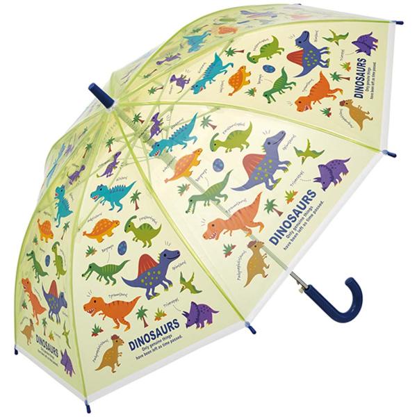スケーター ディノサウルス ピク ビニール傘 55cm UBV3 雨具 レイングッズ