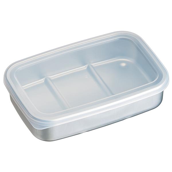 スケーター Skater アルミ急速冷凍保存容器Ｍ　ナチュラル AKH3