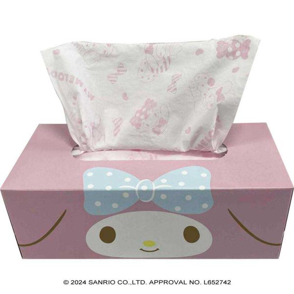 ハヤシ商事 マイメロディ キュートボックスティシュ 150組 10箱セット 123556 サンリオ