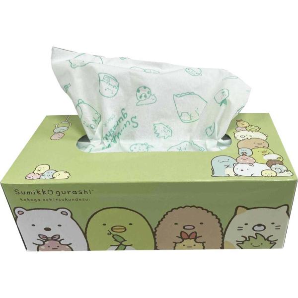 ハヤシ商事 すみっコぐらし ふわっとボックスティシュ 150組 10箱セット 122103 サンエッ...