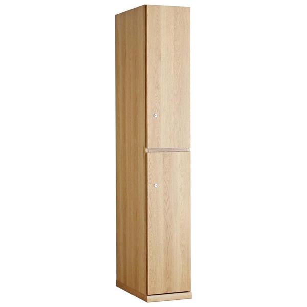 東馬 tohma TML 木製ロッカー 2人用 2段 ナチュラル 50540330