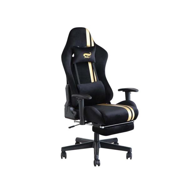 東馬 tohma SeAGA girl ゲーミングチェア ブラック×ゴールド 54682470
