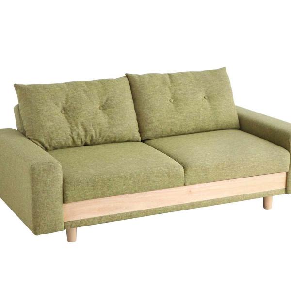 東馬 tohma FZ ケイシー 2.5人掛け 収納ソファベット グリーン 54685690
