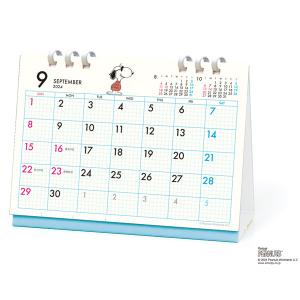 2025年 カレンダー PEANUTS(スヌーピー) 卓上・エコタイプ 9月始まり  1000132311 アートプリントジャパン AP｜econvecoco