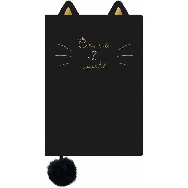 2025年 手帳 A6 アニマル/ダイカットネコ マンスリーダイアリー スケジュール帳 月間 100...