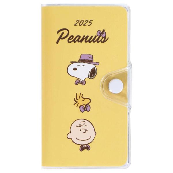 クツワ KUTSUWA 家族手帳 プチ スヌーピー みんなリボン 650SQB 2025年 ダイアリ...