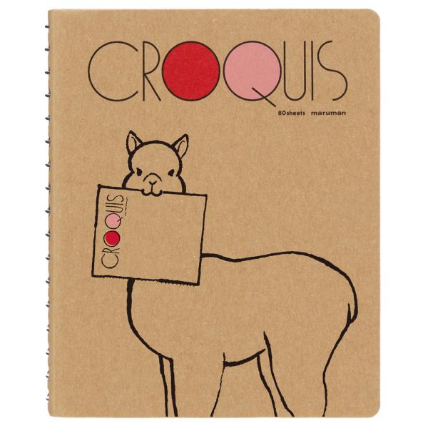 【数量限定!】マルマン maruman ミニチュア クロッキーブック 赤 SMINI3SB-24 ス...