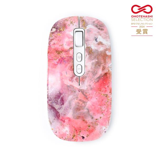 電響社 denkyosha EGRET Bluetooth&amp;2.4G 静音充電式ワイヤレスマウス P...