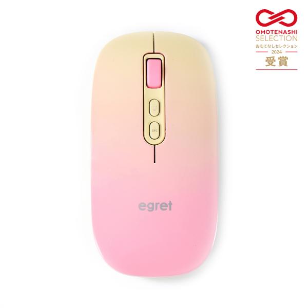 電響社 denkyosha EGRET Bluetooth&amp;2.4G 静音充電式ワイヤレスマウス P...