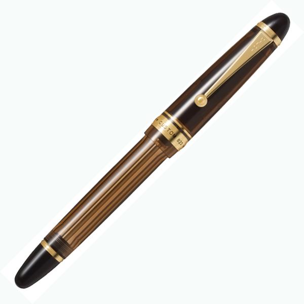 パイロット PILOT 万年筆 カスタム 823 ブラウン 中字 ギフトケース付き FKK-3MRP...