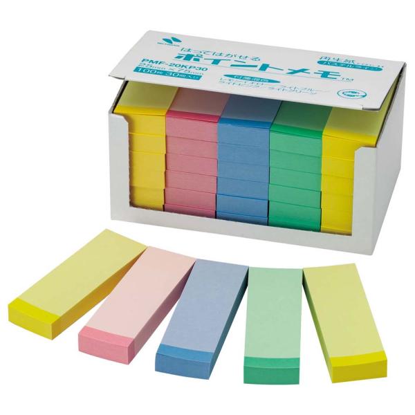ニチバン NICHIBAN ポイントメモ 業務用パック 25mm×75mm 30冊 PMF-20KP...