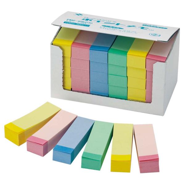 ニチバン NICHIBAN ポイントメモ 業務用パック 15mm×50mm 30冊 PMF-40KP...