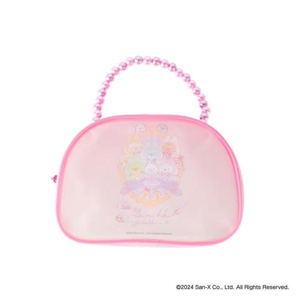 すみっコぐらし おでかけメイクバッグ ピンク キッズ コスメ