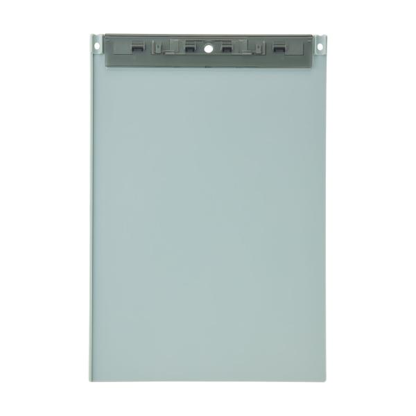 リヒトラブ Mutual 超薄型クリップボード ＜フック穴付＞ A4 ライトブルー A-2067-1...