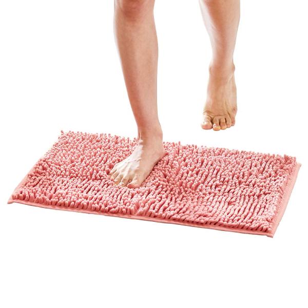 アイメディア AIMEDIA マイクロファイバーバスマット コーラルピンク 1010081