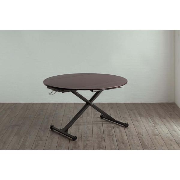 東馬 tohma アイルス(アイル) 昇降テーブル ブラウン TY−07 54031620