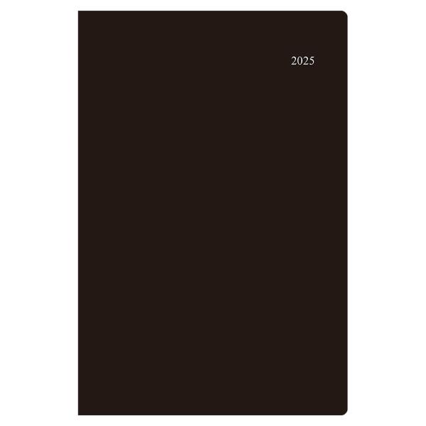 ダイゴー 2025年4月始まり 手帳 アポイント マンスリー＋チャート 薄型 B6 E1155