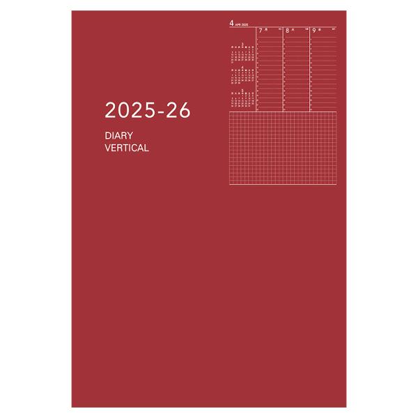 ダイゴー 2025年4月始まり 手帳 アポイント ノート A5 1週間バーチカル 薄型 E9331