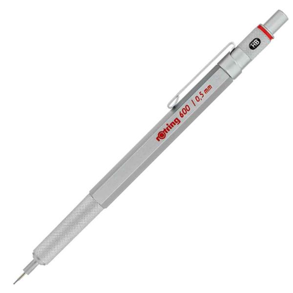ロットリング rOtring 600 シルバー メカニカルペンシル 0.5mm 1904445